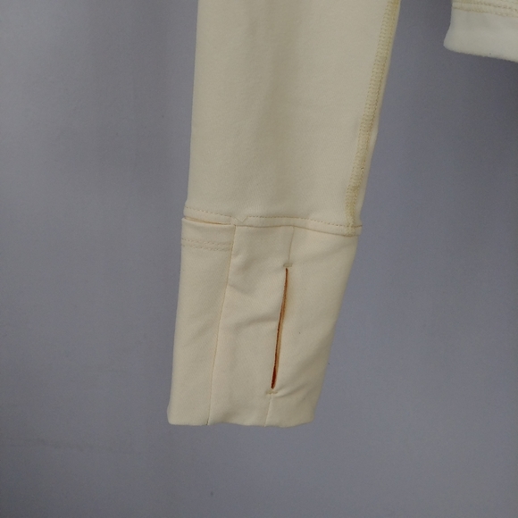 Titika Jacket Zip Up Sweater Yellow Lace Size Small - Picture 13 of 16